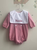 Romper Liam Infantil - Listrado Personalizável